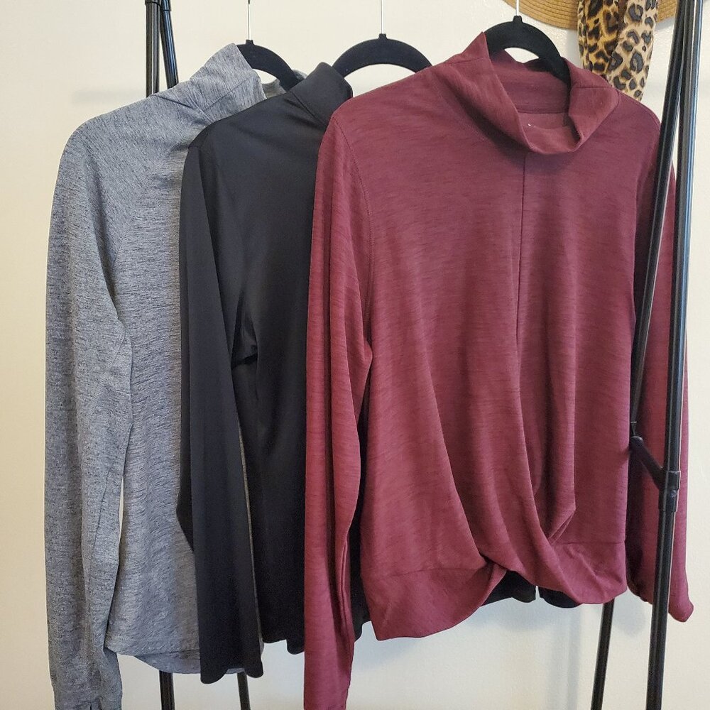 Old Navy + North Face Long Sleeve Active Shirts XL